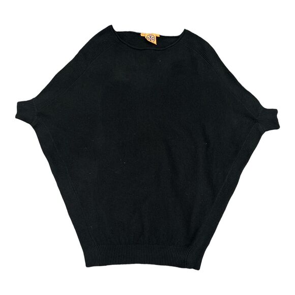 Tory Burch Women Small Sweater Cashmere Black Knit Pullover Dolman Sleeve - Picture 8 of 8